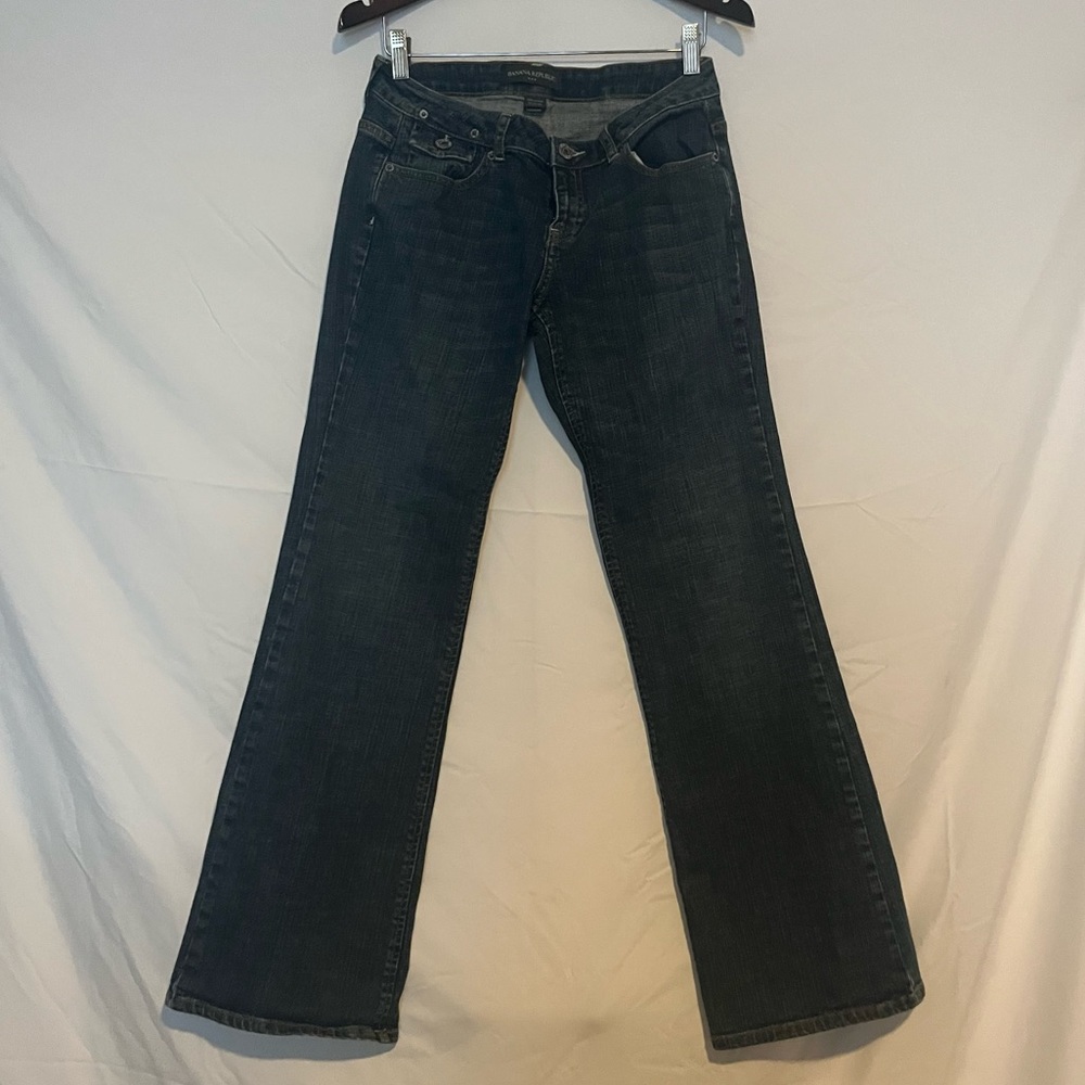 Vintage Banana Republic Size 4 Bootcut Jeans with Button Pockets